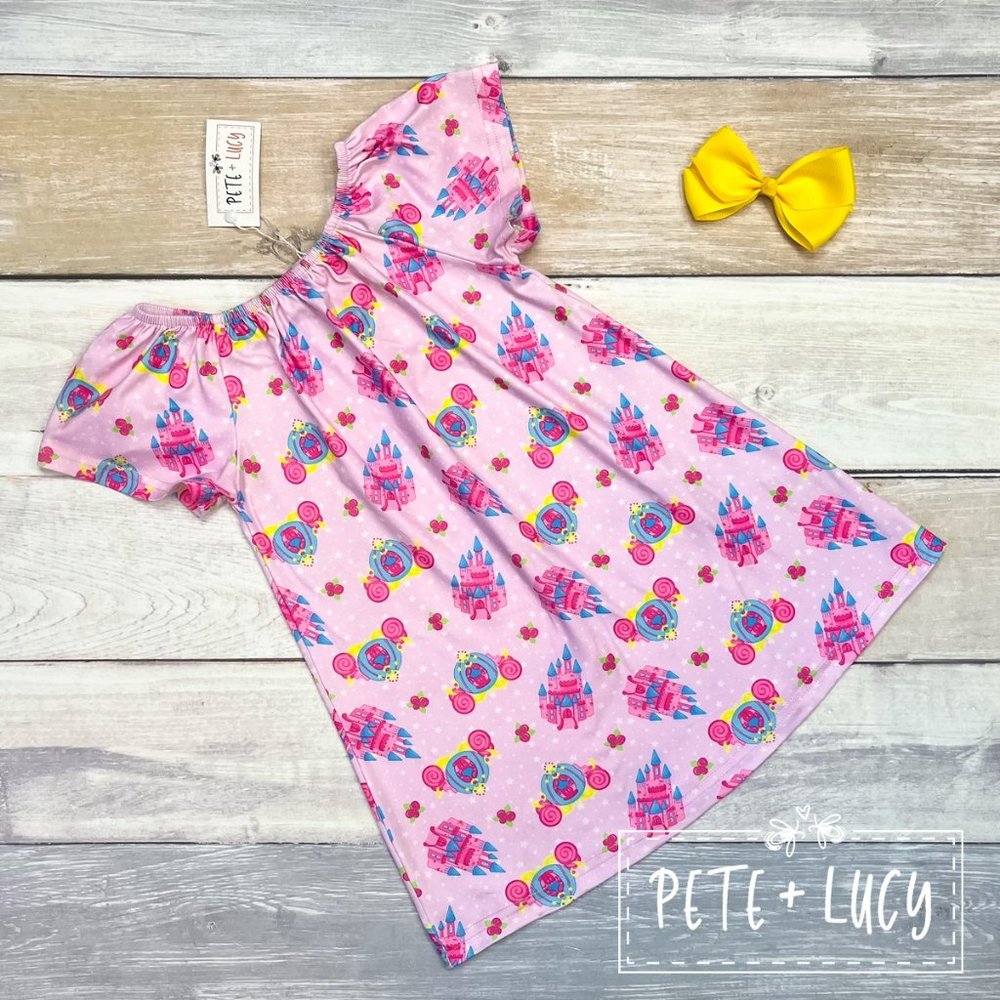 Pete + Lucy Princess Castle Dress Size 12-18M